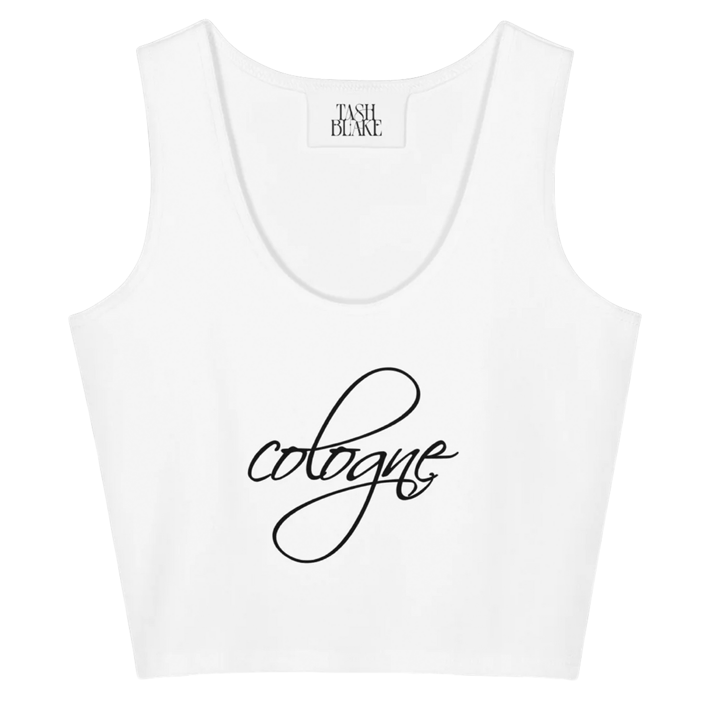 "cologne" cropped tank